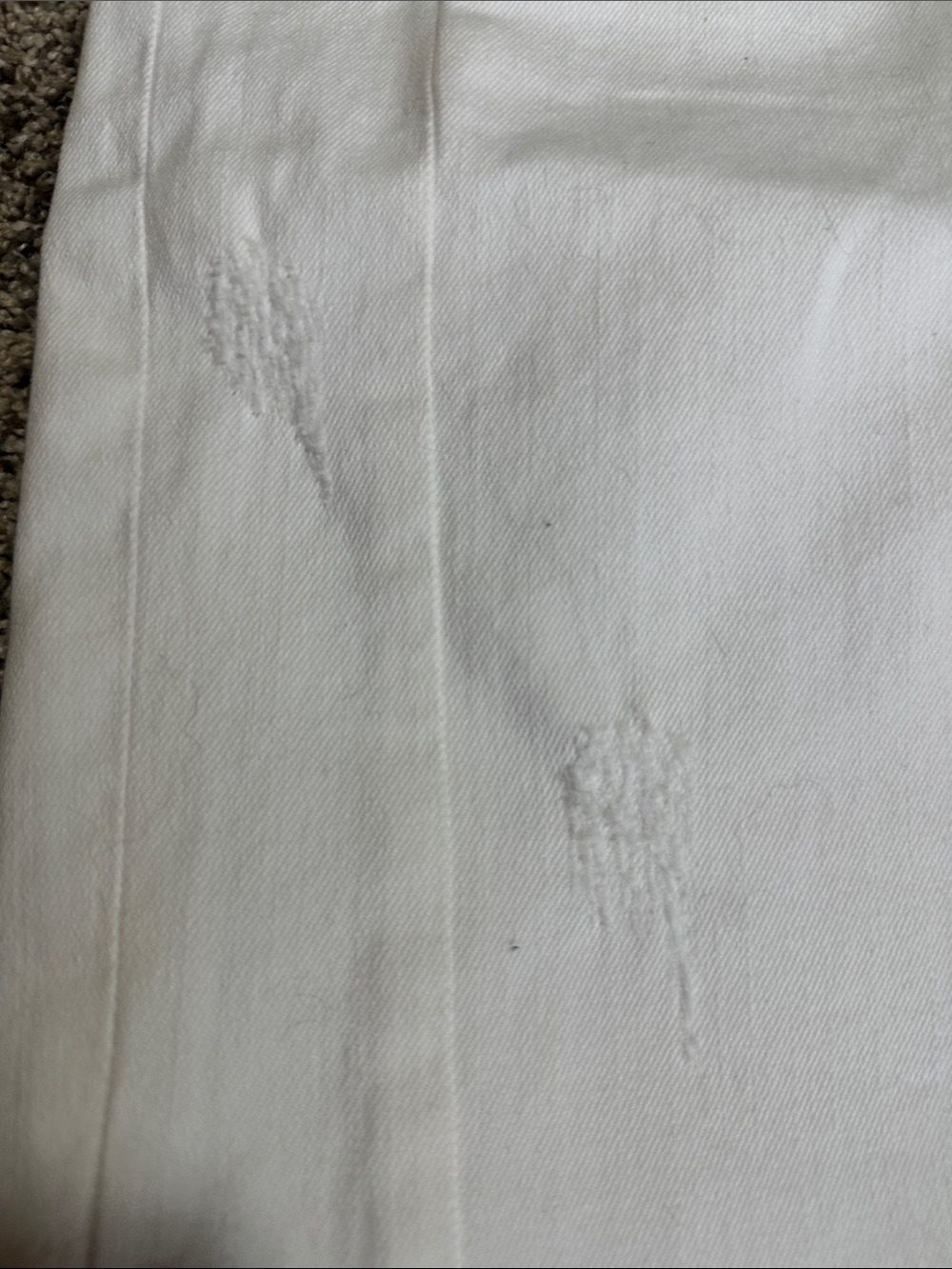 Kut from the Kloth White Denim Mini Skirt with Front Pockets - Picture 10 of 10
